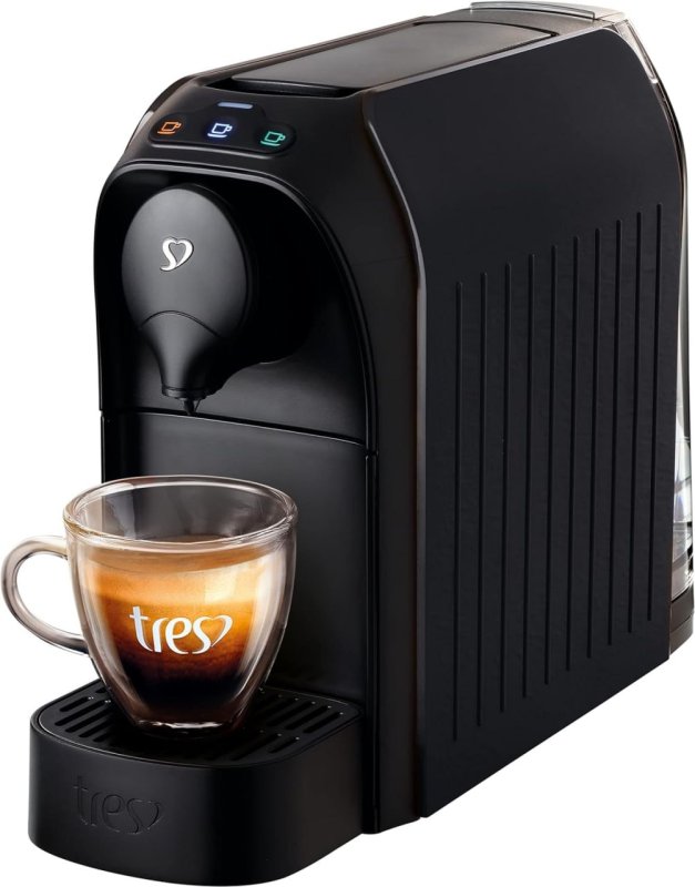 3 Corações TRES Cafeteira Espresso e Multibebida Passione Preta