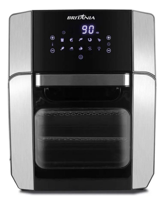 Britânia Air Fry Oven Bfr2100p 12L 1800W - Fritadeira Sem Óleo - Preto