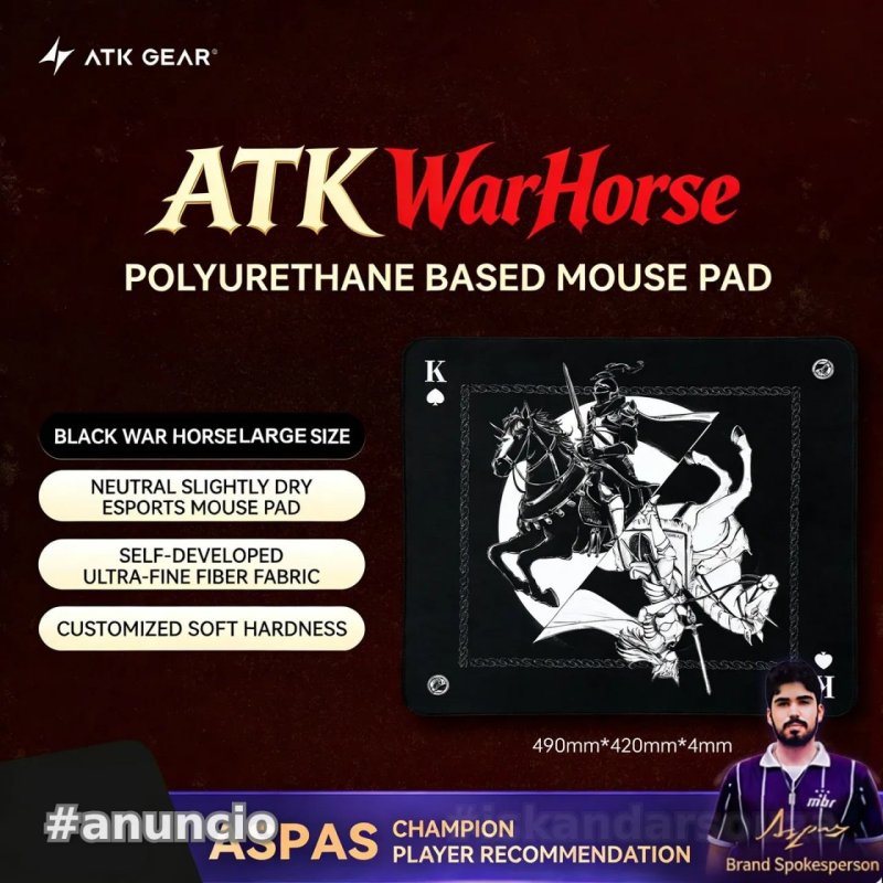 Mouse Pad Original ATK Warhorse 490x420