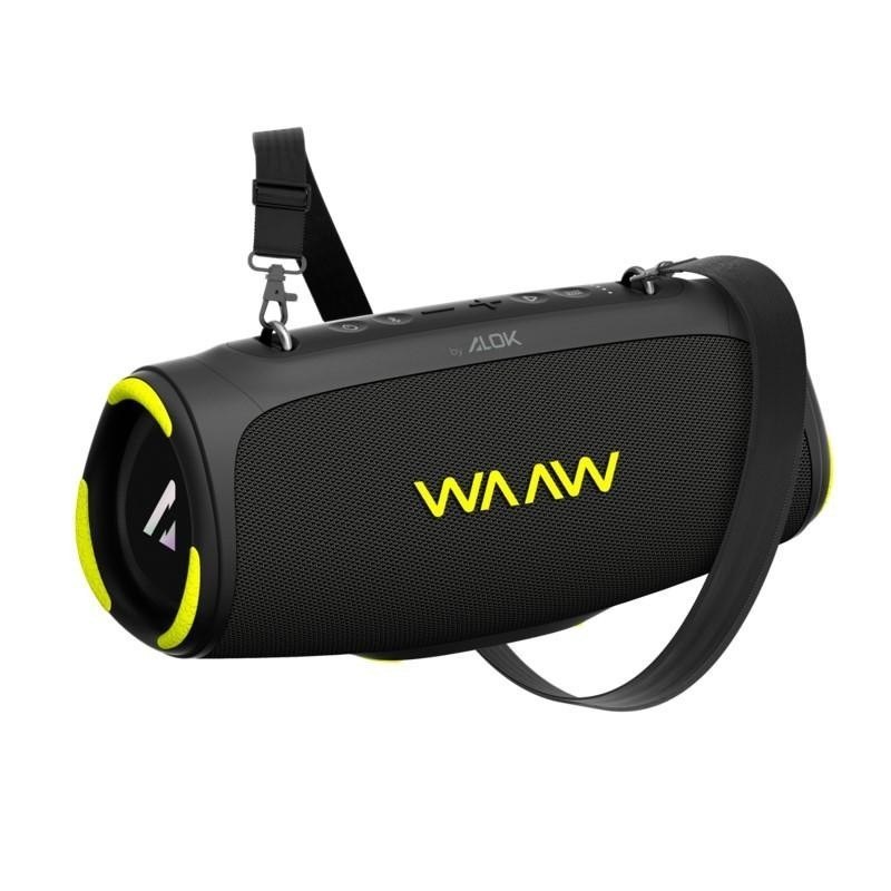 Caixa de Som Bluetooth Waaw Boom 110 40W Rms de Potência Á Prova D'água
