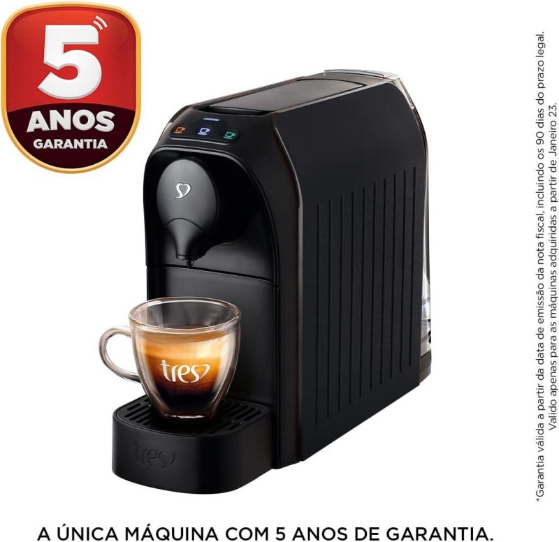Cafeteira Espresso e Multibebida Passione Preta 220V