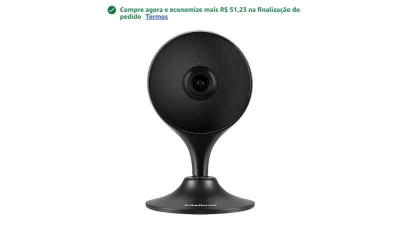 Câmera Inteligente Interna Compatível c/ Alexa Wi-fi Full HD Intelbras