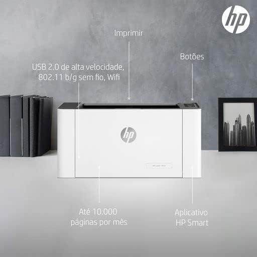 Impressora HP 107W Laser Monocromática Wi-Fi