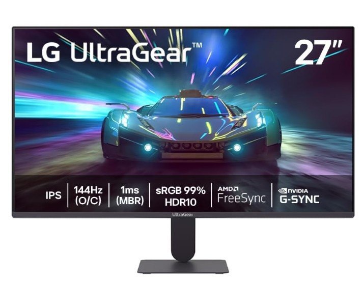 Monitor Gamer LG UltraGear 27", 27G411A-B, 144Hz, IPS, FHD