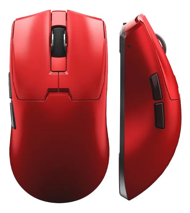Delux M800mini Wireless Gaming Mouse - Metallic Red - PAW3311