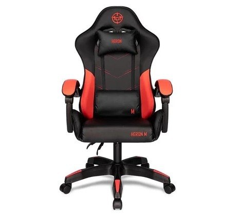 Cadeira Gamer TGT Heron M, Preto e Vermelho