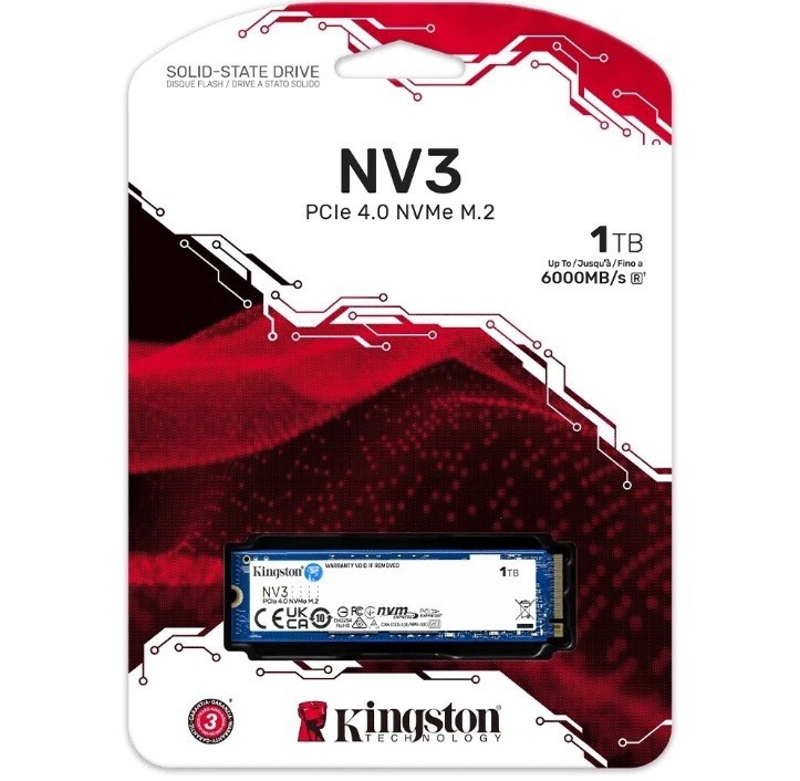 Kingston NV3 1TB M.2 2280 NVMe SSD