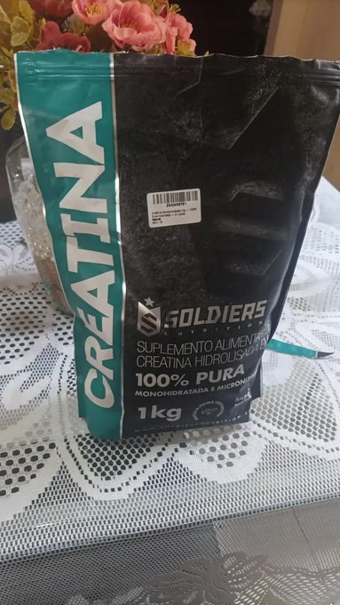 Creatina 1kg Suplemento Monohidratada em pó 100% Pura - Soldiers Nutrition