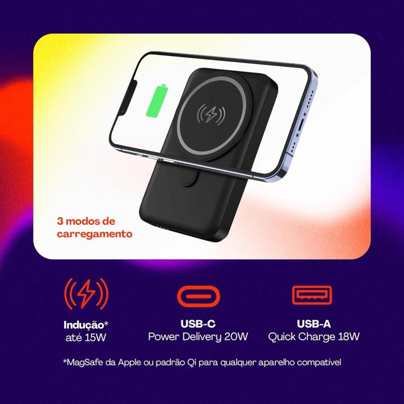 Power Bank Geonav MagSafe 10.000mAh