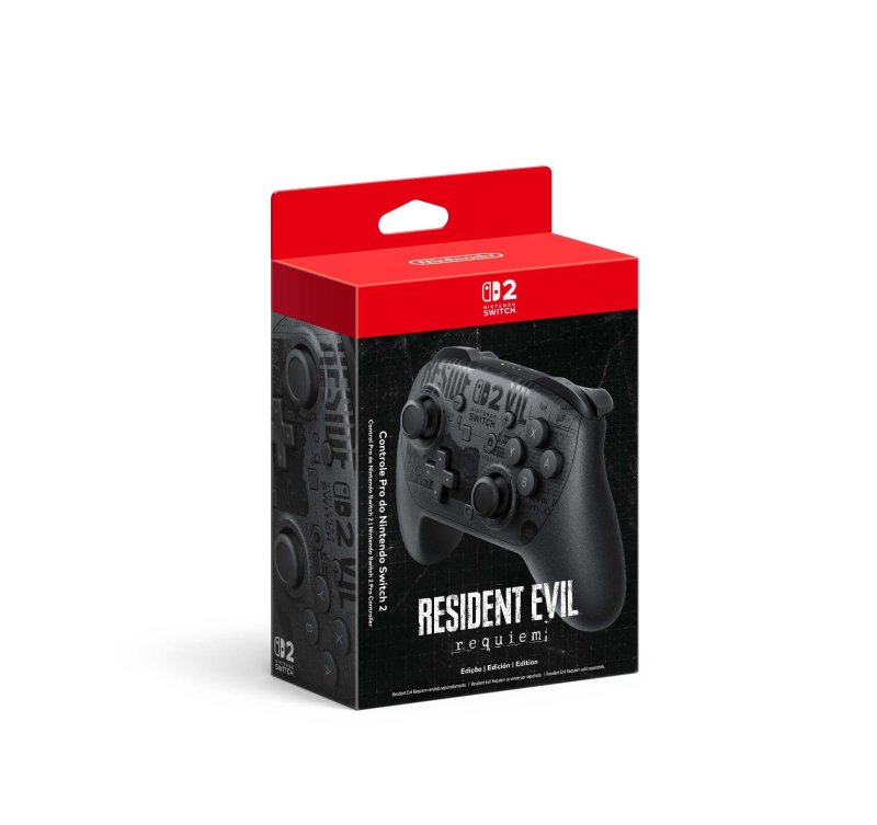 Switch 2 Pro Controller Resident Evil Requiem Edition