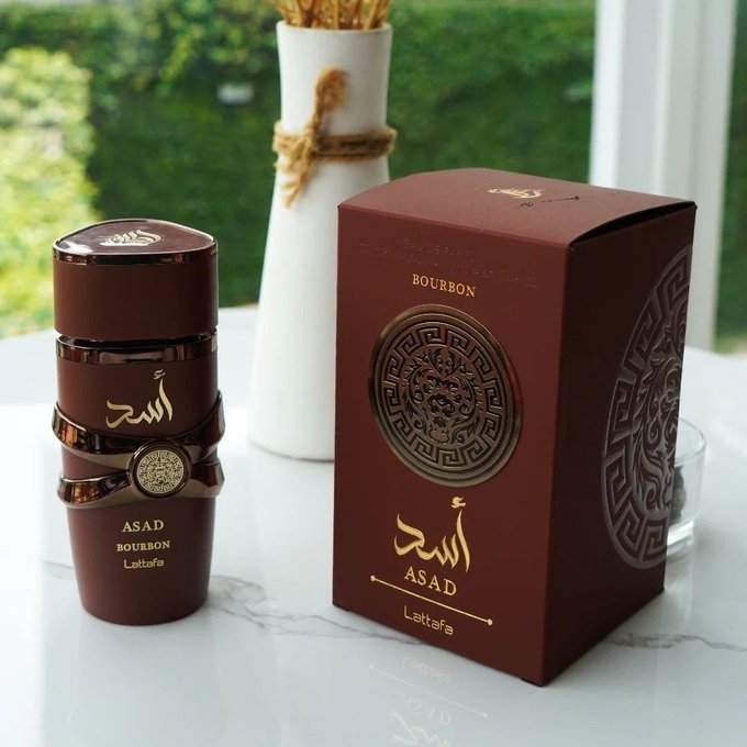 Perfume Árabe Asad Bourbon Lattafa 100ml Masculino + Frete Grátis