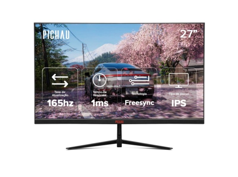 Monitor Gamer Pichau Athen V3S, 27", IPS, QHD, 1ms, 165Hz