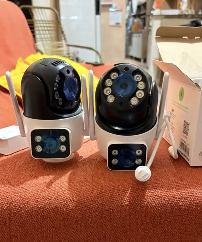 Kit 2 Câmera Wifi Externa A28 App Icsee Dupla Visão