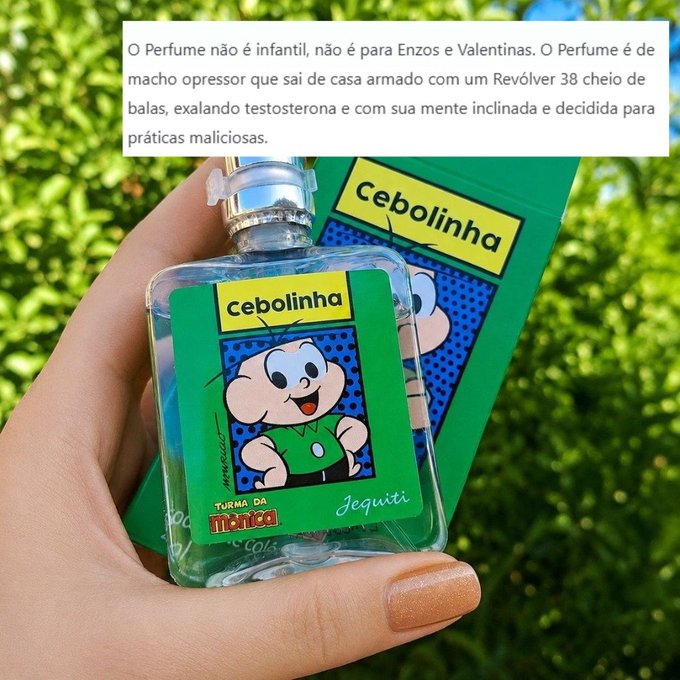 Colônia Turma Da Mônica Cebolinha Jequiti 25mL + Frete Grátis