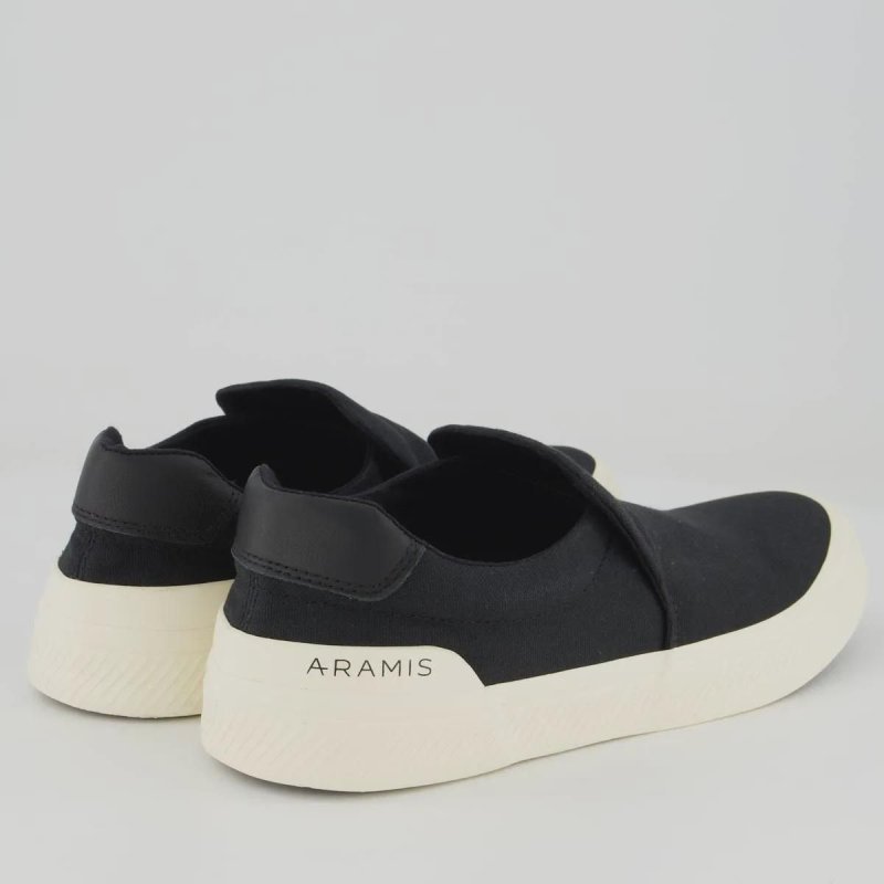 Tênis Aramis Daily Slip Canvas Preto (38 a 43)