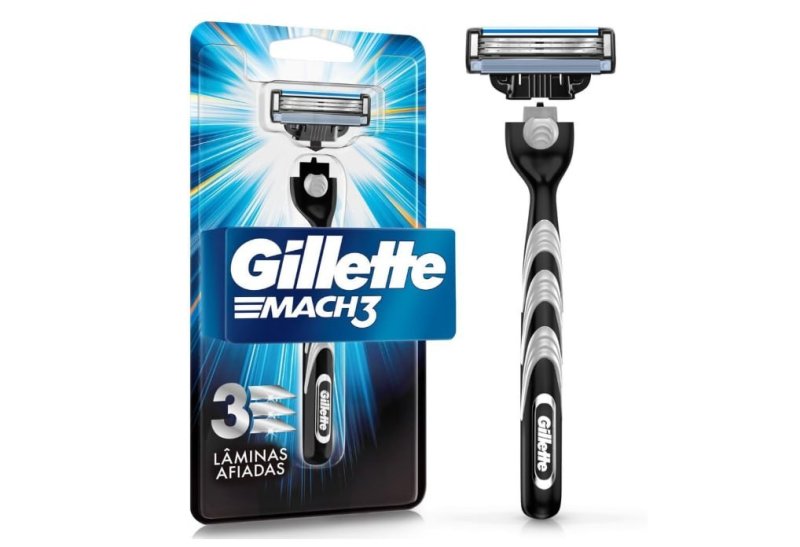 Gillette Mach3 Aparelho + 01 Carga