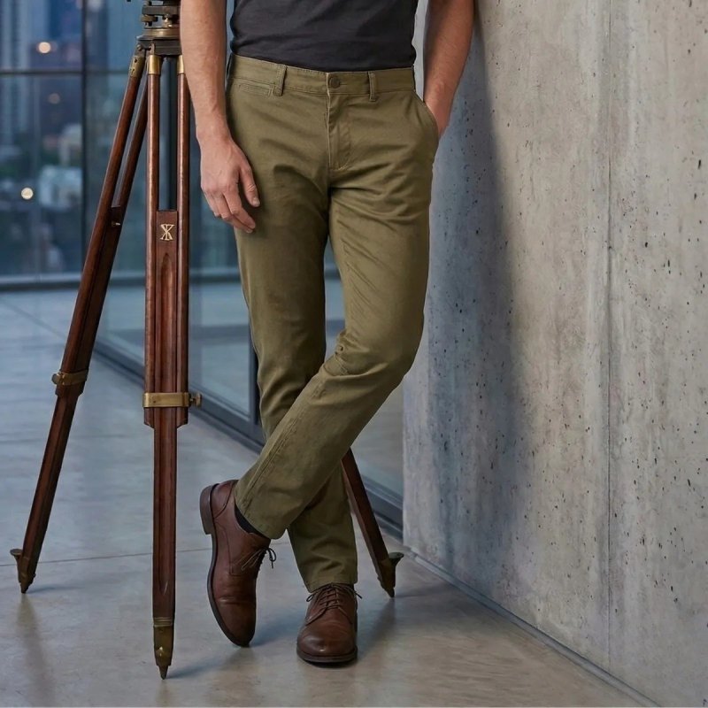 Calça Sarja Masculina Ralph Lauren Verde Militar