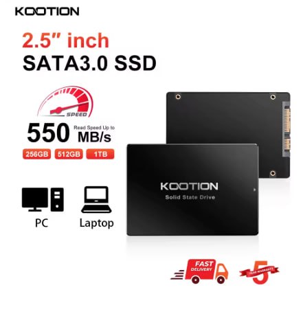SSD SATA 512GB Kootion III 550MB/S