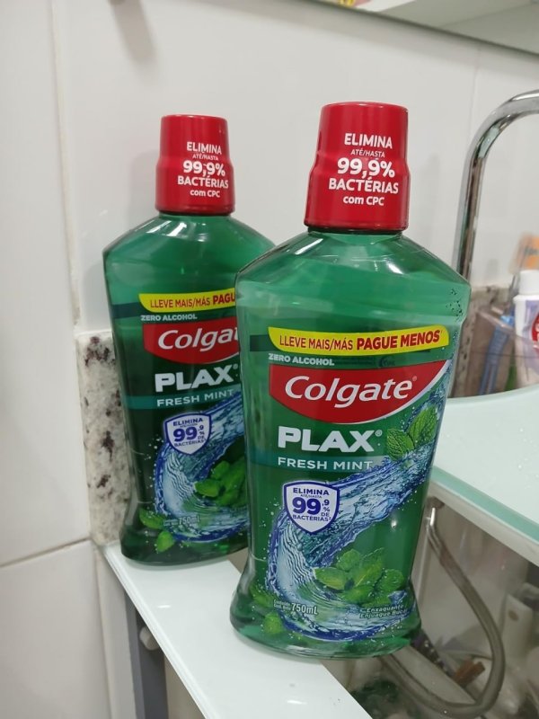 Enxaguante Bucal Colgate Plax Fresh Mint 750ml