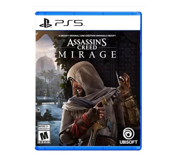 Jogo Assassins Creed Mirage, Mídia Física, PS5