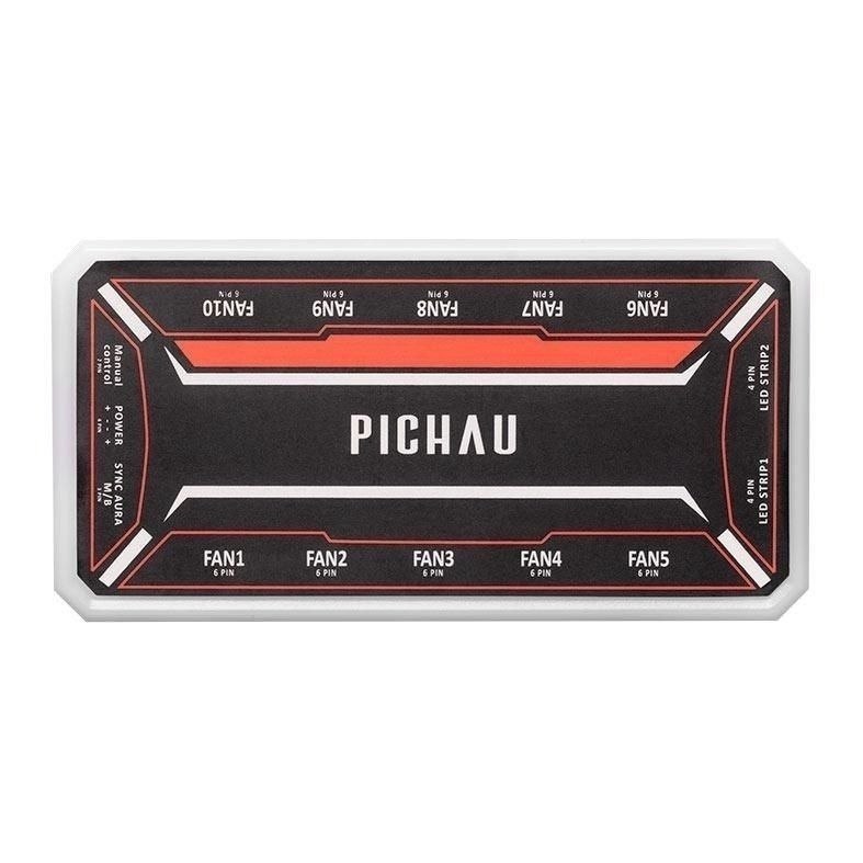 Controladora Pichau Feather X6, ARGB, 10 Portas, PG-FTX6-BK01