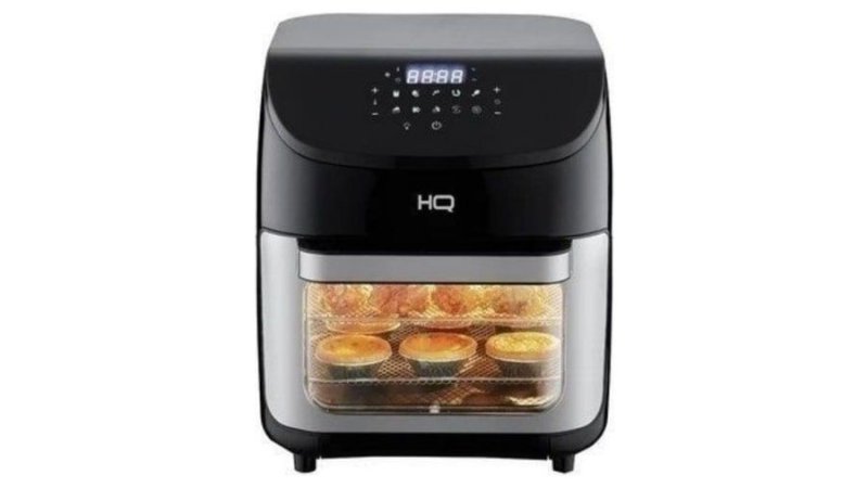 Fritadeira Sem Óleo AirFryer Oven HQ 5 em 1 12 litros Digital Com visor
