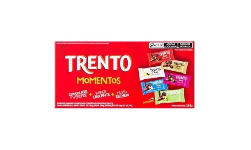Chocolate Trento Mini Momentos Sortidos 168g