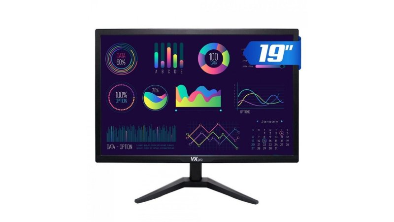 Monitor 19 Polegada LED Hd 60Hz Vx190x Pc Jogo