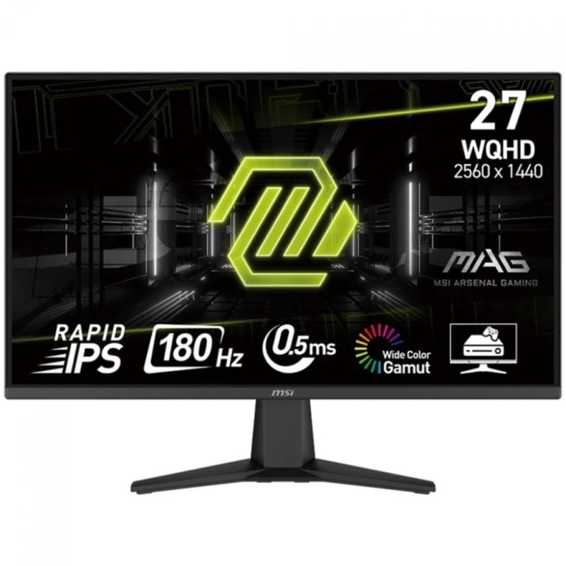 Monitor Gamer MSI MAG 275QF, 27 Pol, WQHD, Rapid IPS, 0.5ms, 180Hz, 101% sRGB