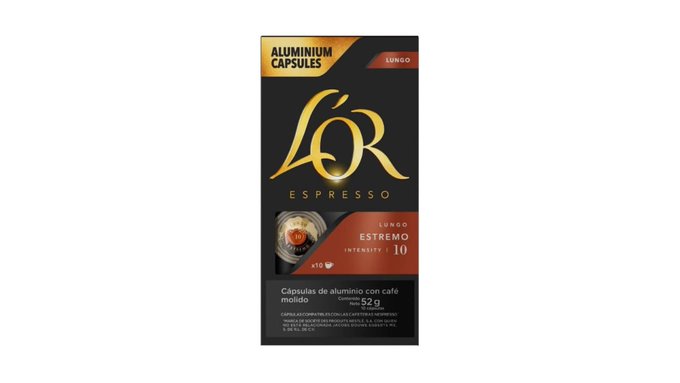 L'OR Café L'Or Cápsula Estremo - 10 Unidades - 52 Gramas + Frete Grátis
