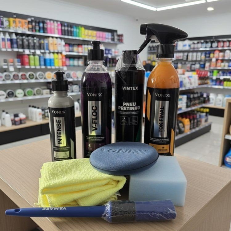 Kit Vonixx Shampoo V-Floc Cera Tok Final Revitalizado Intense 240ML Vonixx Pretinho Vintex