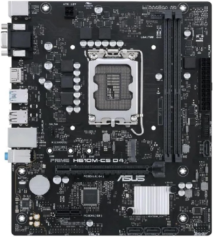 Placa Mãe Asus Prime H610M-CS D4 1700, Chipset H610