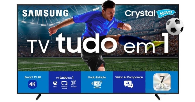 Samsung Smart TV 65" Crystal UHD 4K U8100F 2025