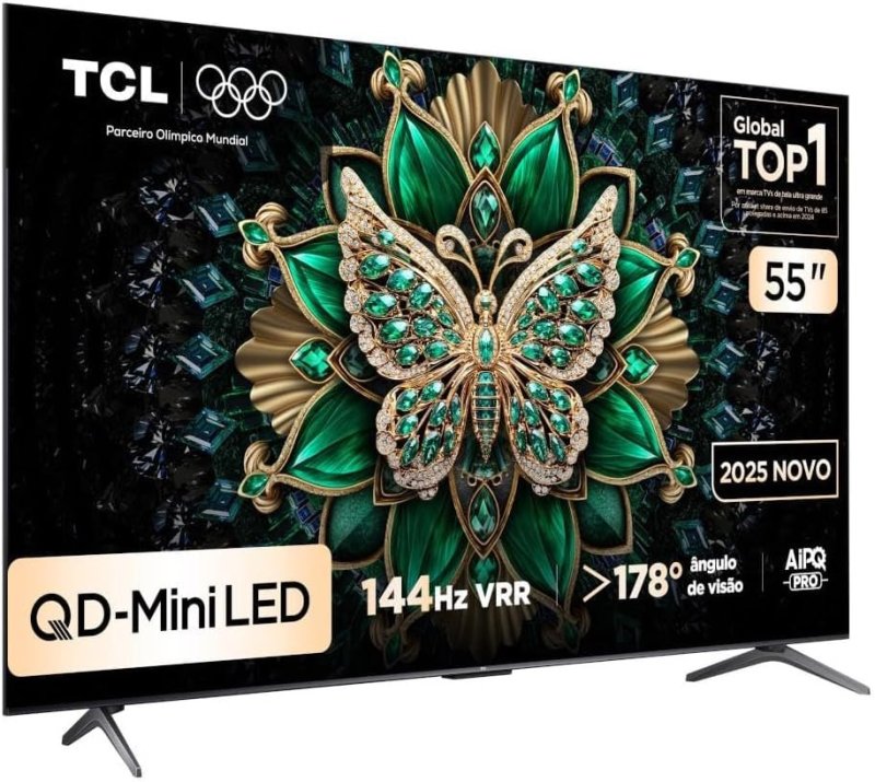 Smart TV TCL 55 Polegadas QLED Mini LED 4K C6K