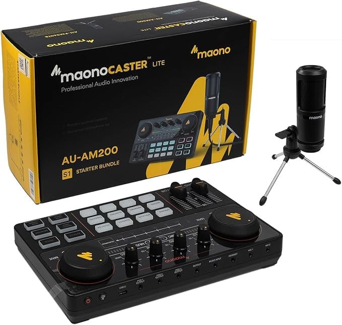 MAONO Estúdio de Podcast AU-AM200S1 Lite