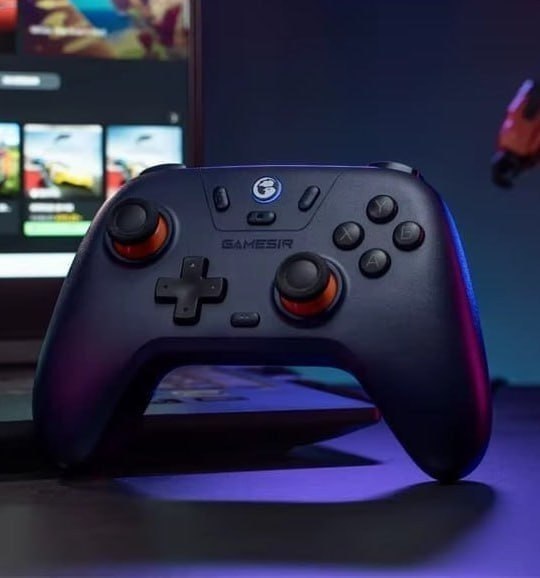 Controle Sem Fio Gamesir T4 Nova Lite, Analógicos Hall Effect, 2.4GHz, Bluetooth e USB-C (preto)
