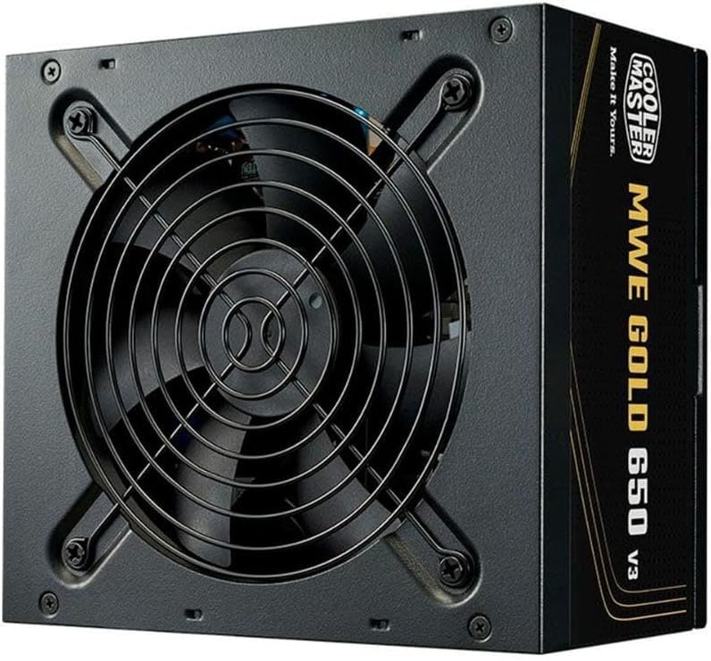 Fonte Cooler Master ATX 3.1 650W MWE GOLD 650 V3 PFC ATIVO 80 PLUS GOLD