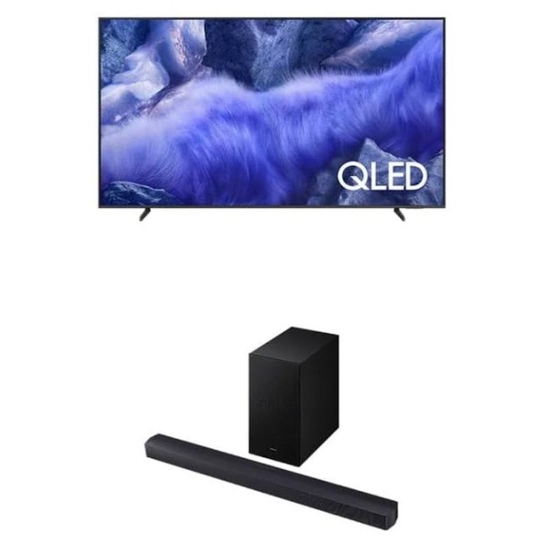 Samsung Combo Smart TV 75" OLED 4K U8100F + Soundbar HW-B450F