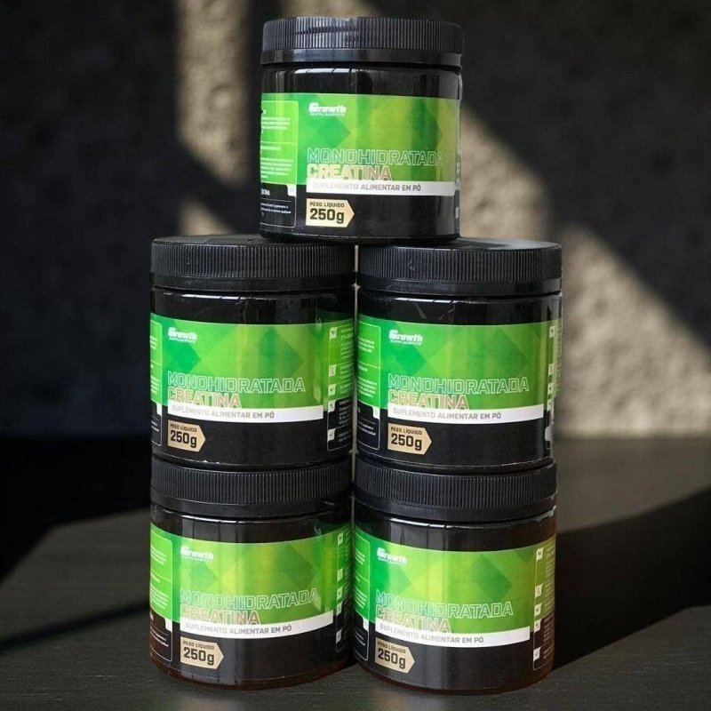 Creatina Monohidratada 250g Growth Supplements - Sem sabor em Pó