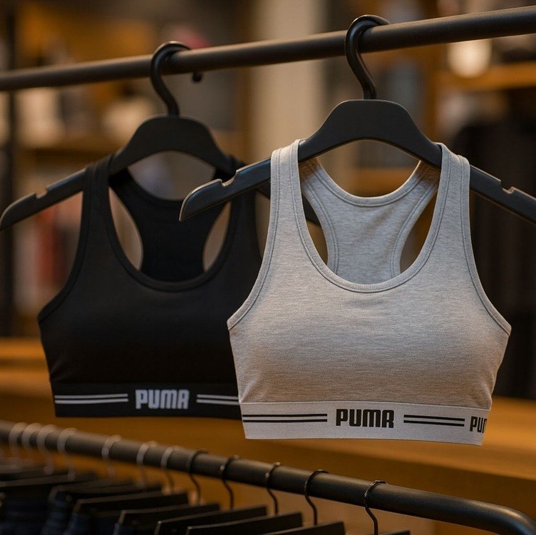 Kit 2 Top Academia Puma Treino Fitness Esportivo Algodão + Frete Grátis