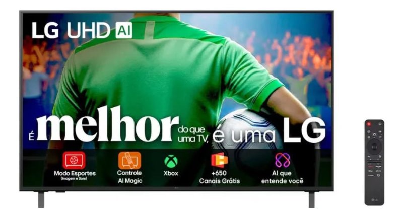 LG Smart TV 4K 50 Polegadas Ultra HD 50UA8550PSA