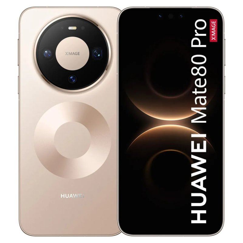 Huawei Mate 80 Pro - 512GB 16GB RAM - Tela OLED 6,75" - Dourado