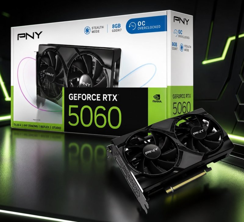 Placa de Vídeo PNY Geforce RTX 5060 8GB