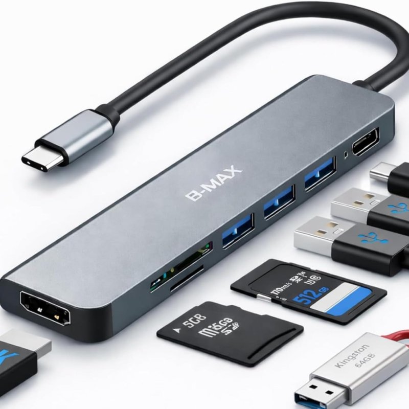 Hub USB-C 7 em 1 HDMI 4K