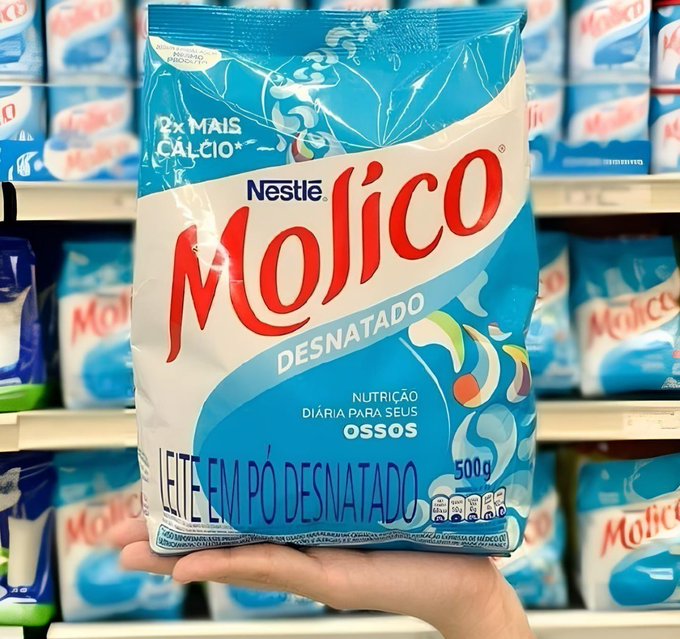 Molico Leite Em Pó Desnatado Total Cálcio 500G + Frete Grátis