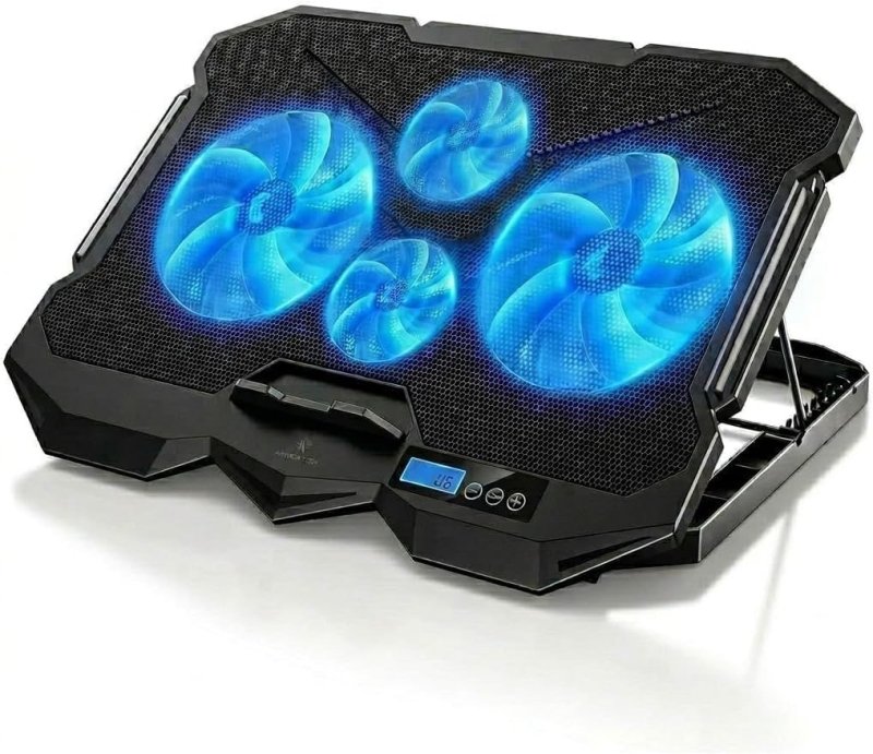 Base Cooler para Notebook Gamer B-MAX BM-766 com 4 Ventoinhas LED Azul