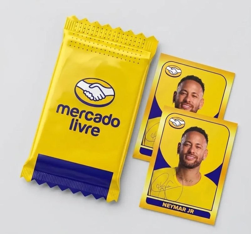 Adesivo Autocolante Neymar Jr. & Mercado Livre + Frete Grátis
