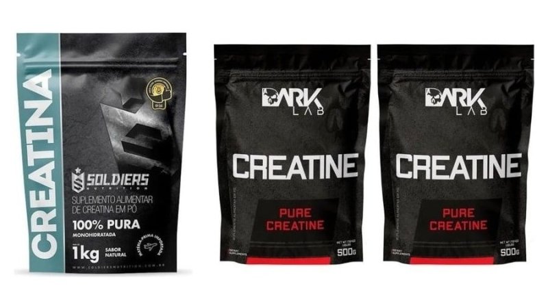 Creatina 1kg Suplemento Monohidratada em pó 100% Pura - Soldiers Nutrition