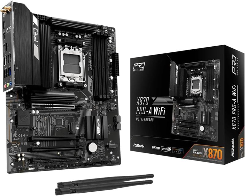 ASRock Placa-mãe X870 Pro-A WiFi ATX