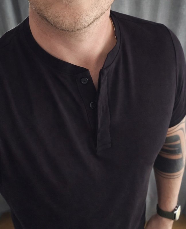 Camiseta Henley Core Masculino